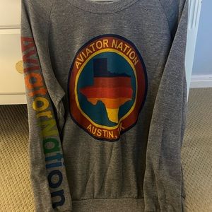 size L aviator nation sweatshirt
